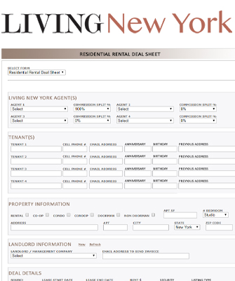 Living NY – Deal Submission Portal