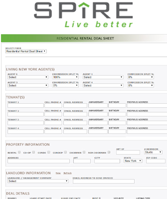 Spire Group – Commission and Deal Submission Portal