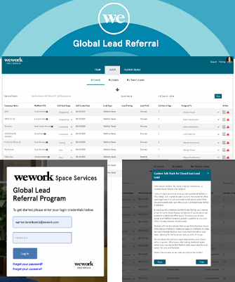 WeWork – Global Lead Management Platform